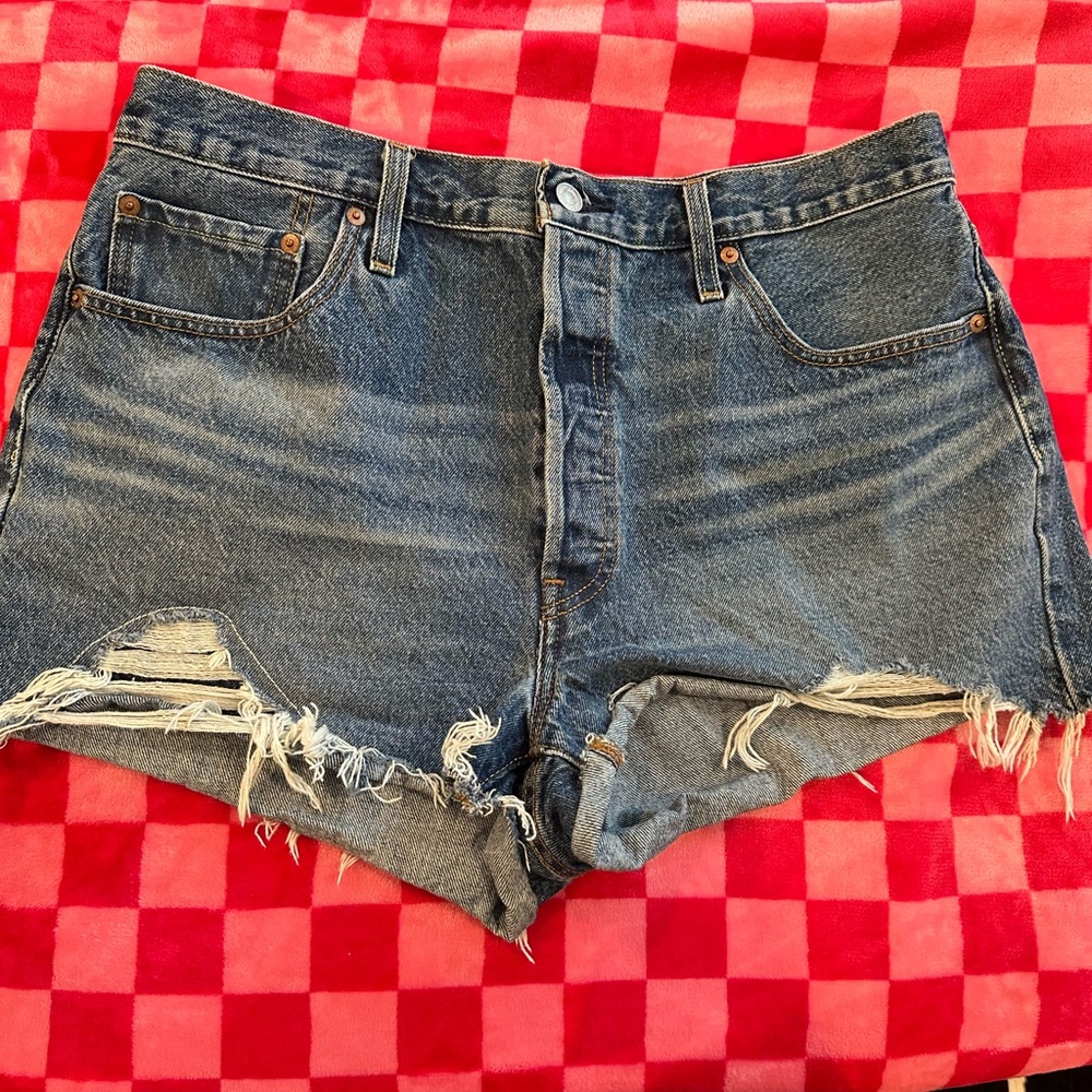 Levi's Indigo Denim Jean shorts